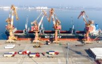 共建“一带一路”重点项目核心装备在津启运